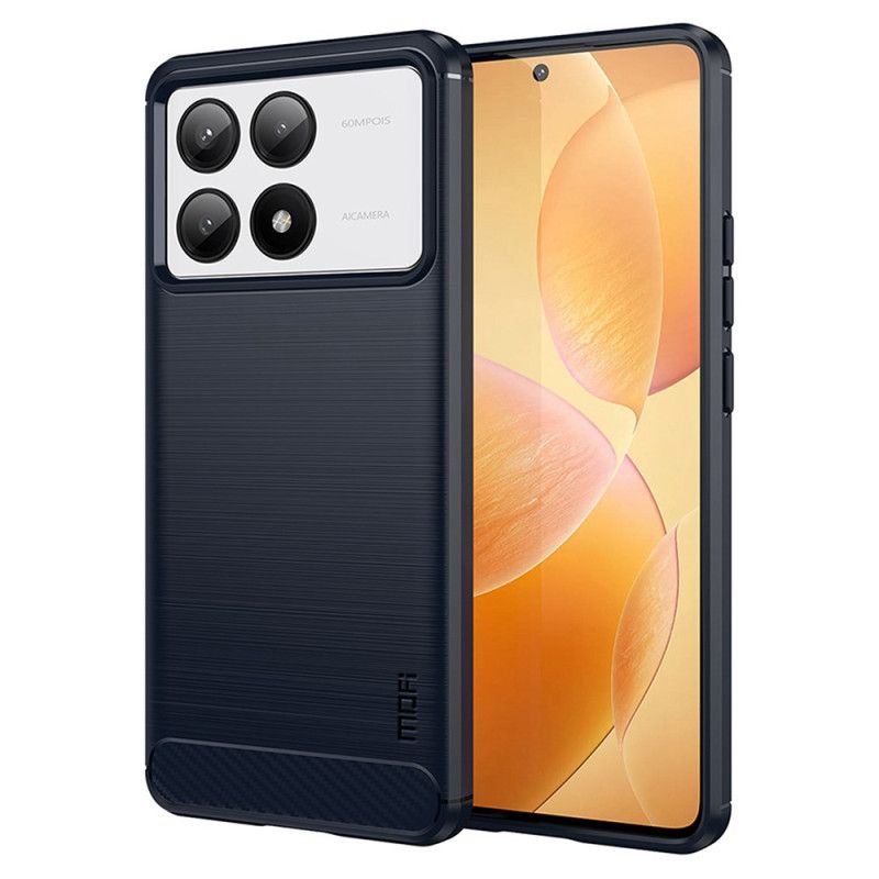 Kryt Poco X6 Pro 5g Mofi Kartáčované Uhlíkové Vlákno