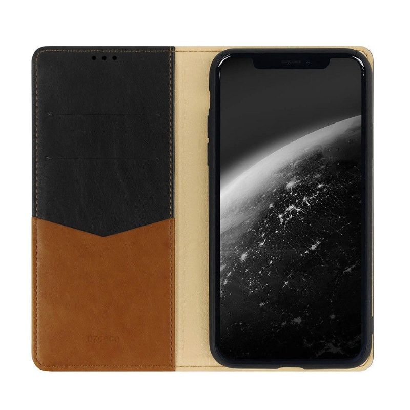Flipové Pouzdro Na iPhone 11 Pro Imitace Kůže Řady Zen