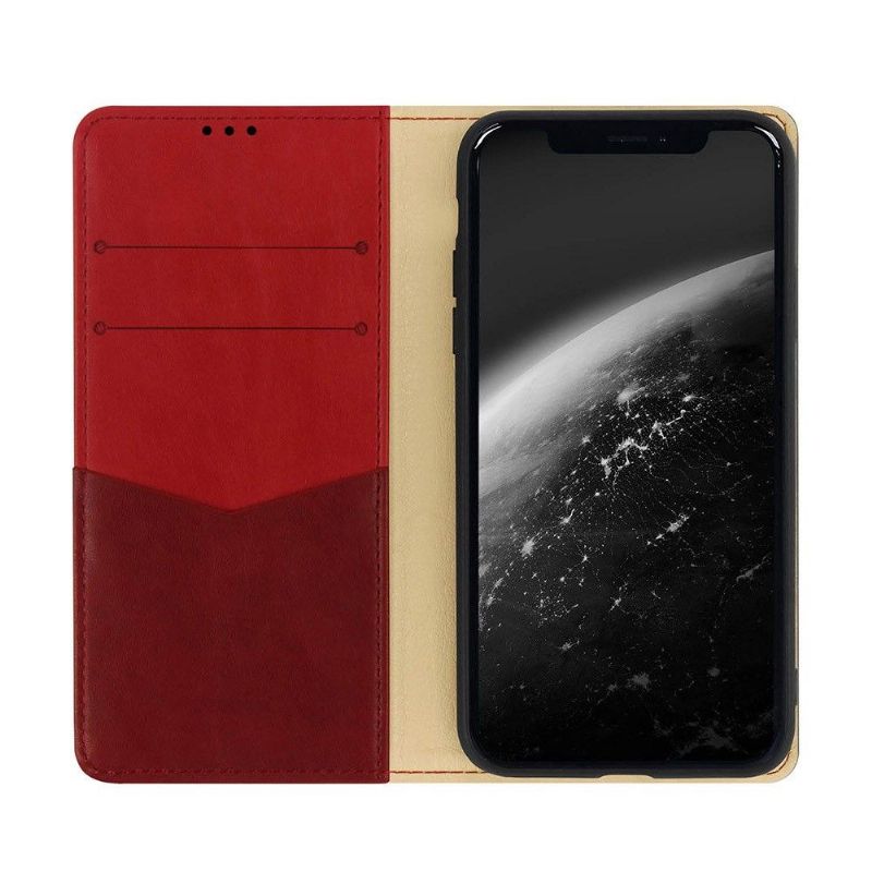 Flipové Pouzdro Na iPhone 11 Pro Imitace Kůže Řady Zen