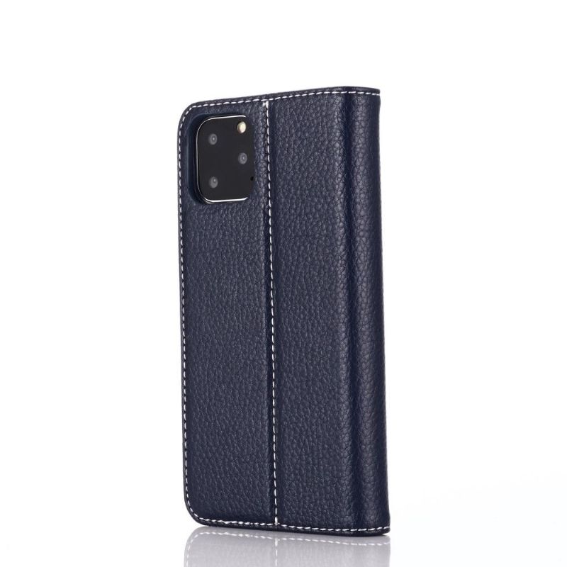 Kožené Pouzdro Na iPhone 11 Pro Efekt Zrnité Kůže Gebei