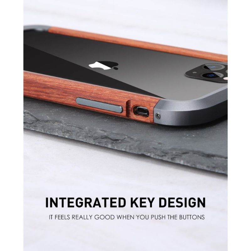 Kryt Na iPhone 11 Pro Dřevo A Kov