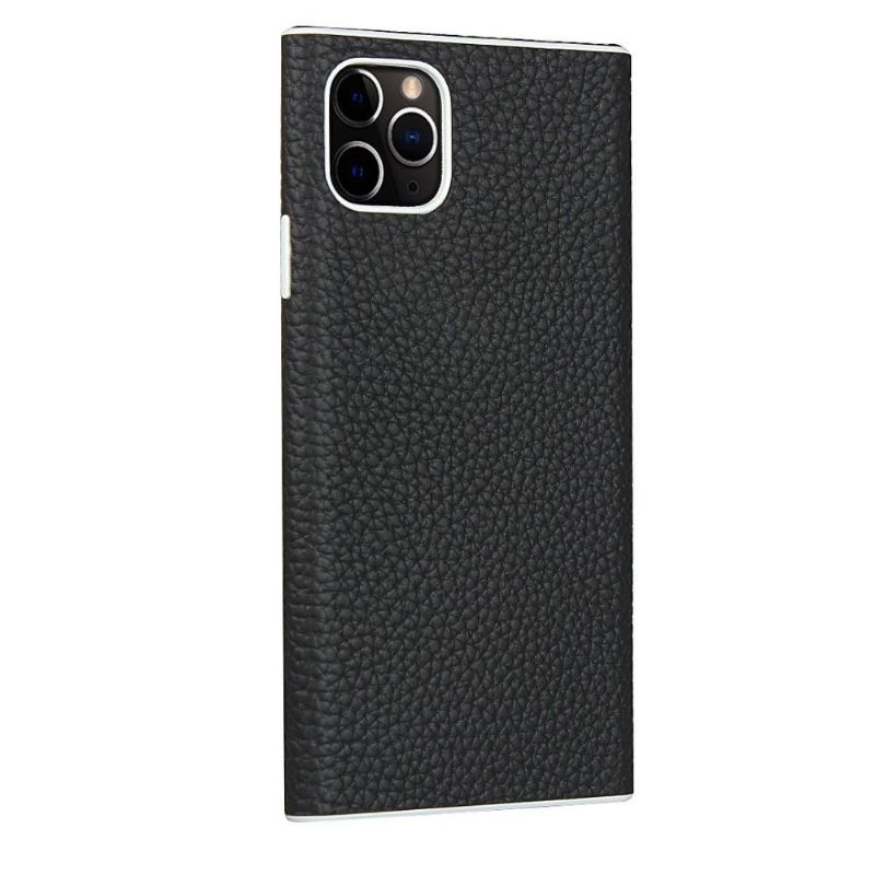 Kryt Na iPhone 11 Pro Kožený Efekt S Páskem