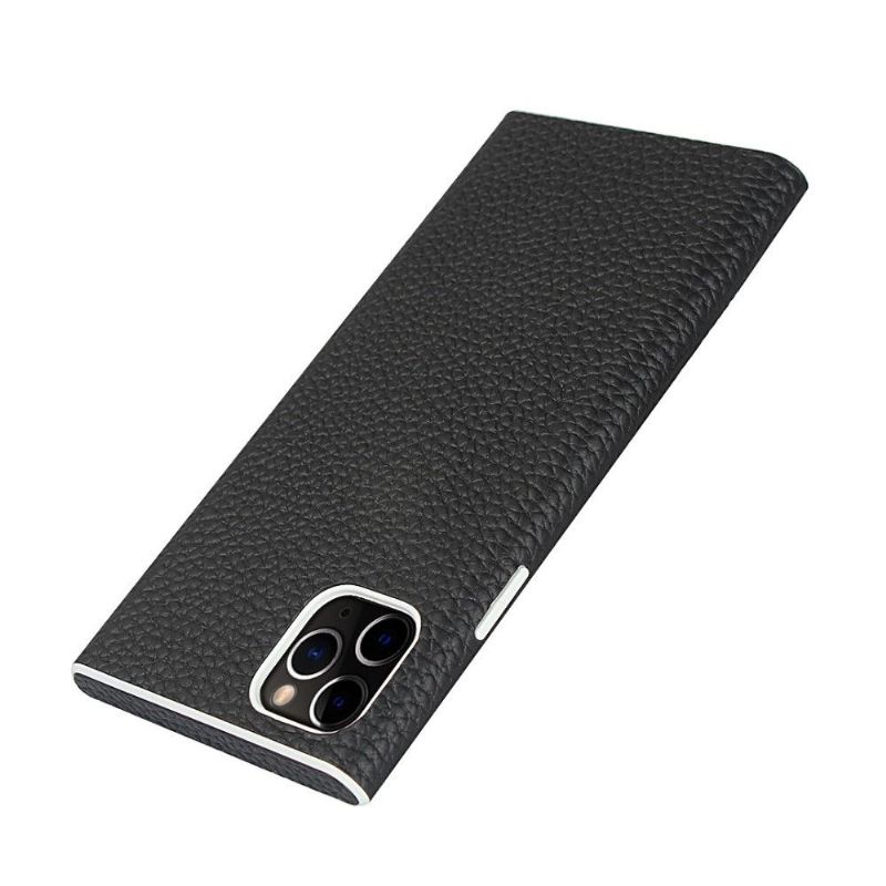 Kryt Na iPhone 11 Pro Kožený Efekt S Páskem