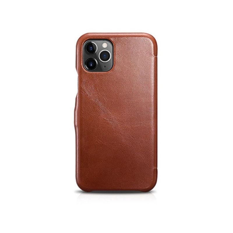 Kryty Na Mobil Na iPhone 11 Pro Flipové Pouzdro Pravá Kůže