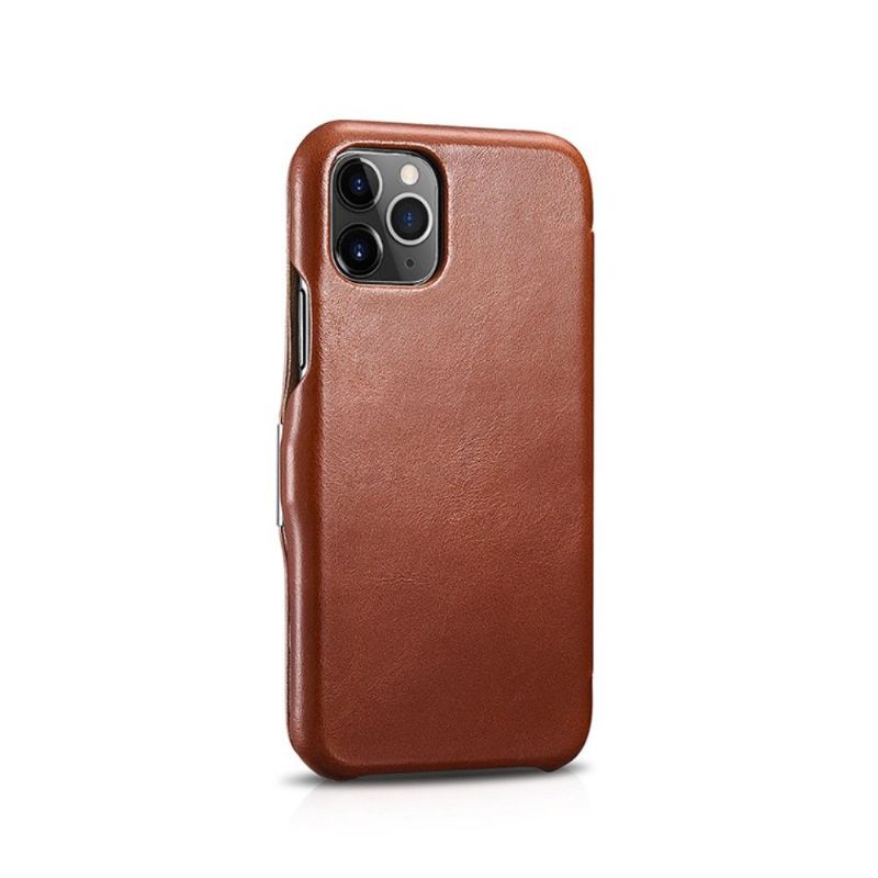 Kryty Na Mobil Na iPhone 11 Pro Flipové Pouzdro Pravá Kůže