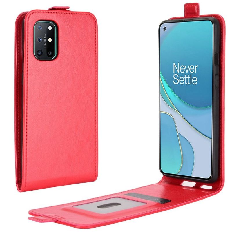 Flipové Pouzdro Na OnePlus 8T Kožené Pouzdro Vertikální Umělá Kůže