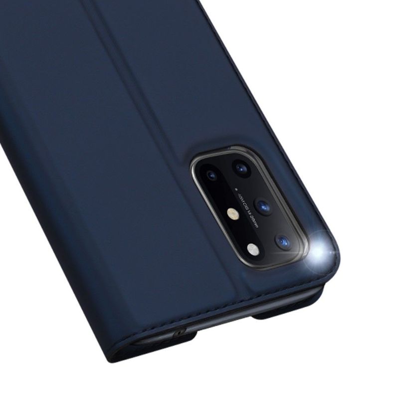 Flipové Pouzdro Na OnePlus 8T Obchodní Saténový Efekt