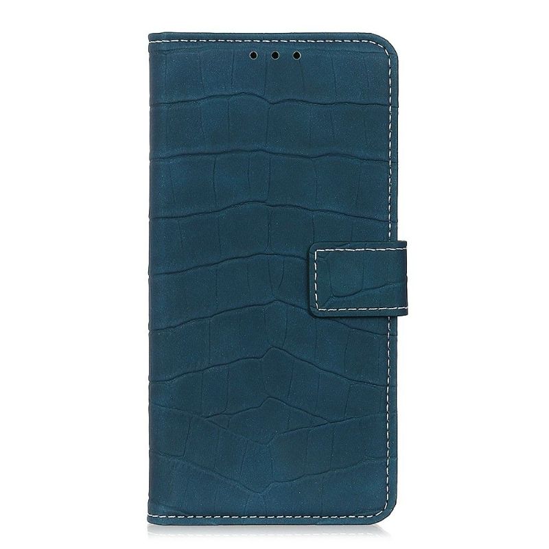 Flipové Pouzdro Na OnePlus 8T Vzhled Imitace Kůže Croc
