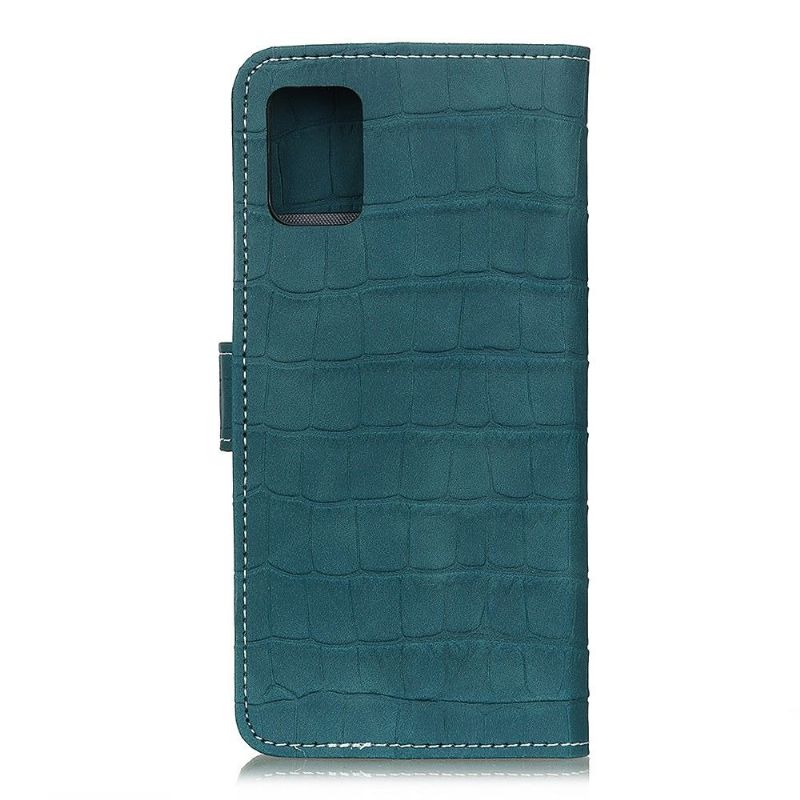 Flipové Pouzdro Na OnePlus 8T Vzhled Imitace Kůže Croc