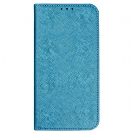 Kožené Pouzdro Folio Honor 200 Lite Křížová Textura