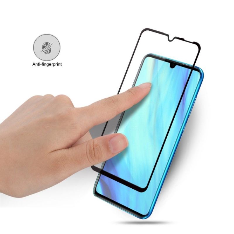 Huawei P30 – Ochranné Tvrzené Sklo V Plné Velikosti – Černá