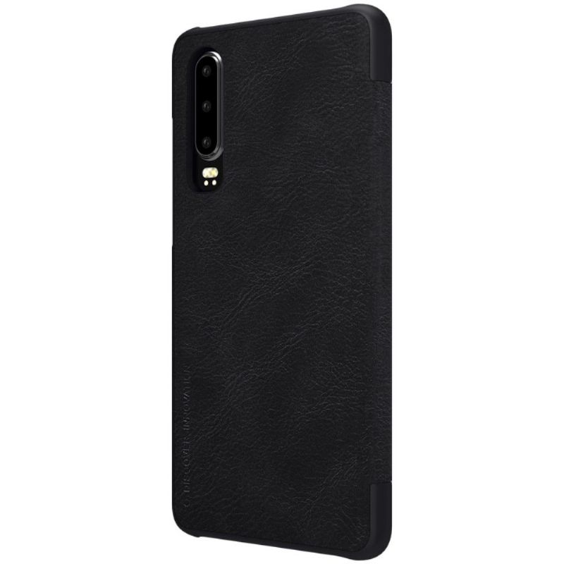 Pouzdra Na Huawei P30 Potah Nillkin Qin Z Umělé Kůže