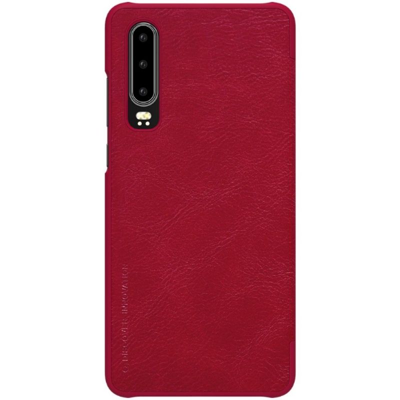 Pouzdra Na Huawei P30 Potah Nillkin Qin Z Umělé Kůže