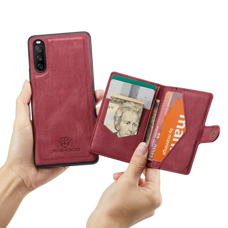 Kryt Na Sony Xperia 10 III S Držákem Magnetické Karty