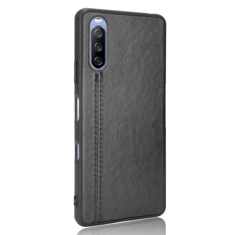 Kryty Na Mobil Na Sony Xperia 10 III Kožený Efekt