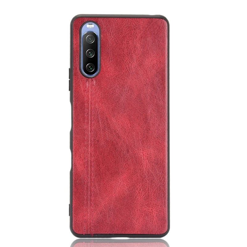 Kryty Na Mobil Na Sony Xperia 10 III Kožený Efekt