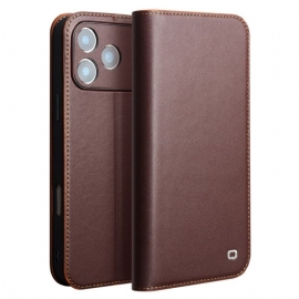 Kožené Pouzdro Folio iPhone 17 Pro Max Qialino