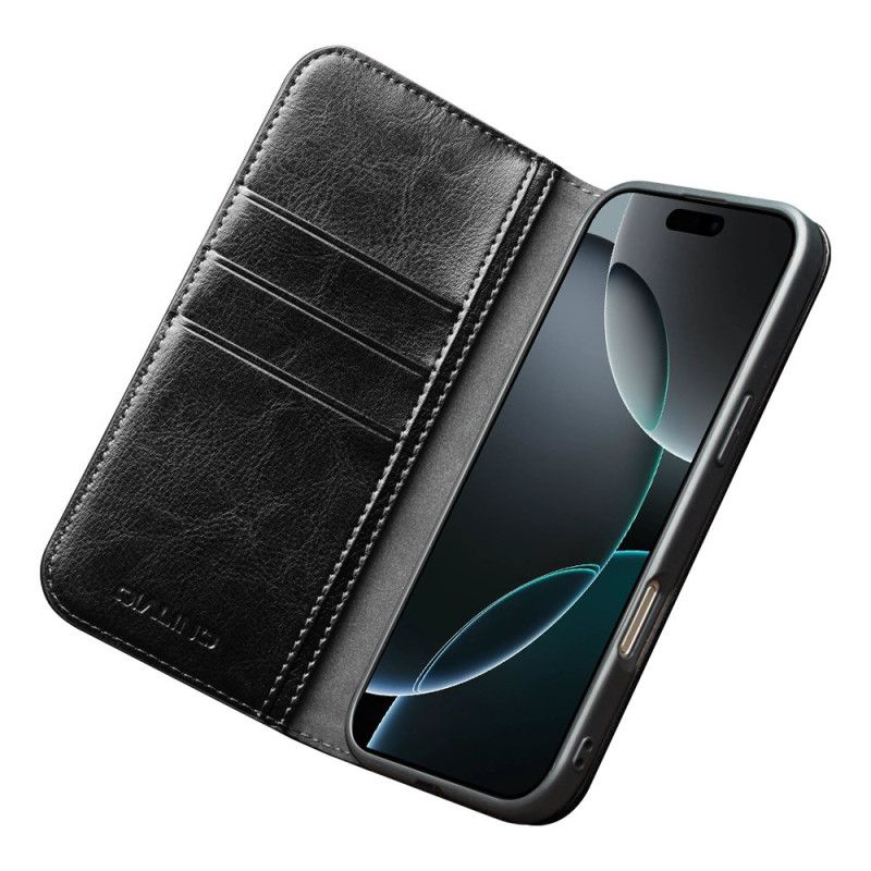 Kožené Pouzdro Folio iPhone 17 Pro Max Qialino Kůže