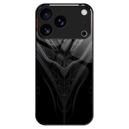 Kryt iPhone 17 Pro Max Design Z Tvrzeného Skla Černá