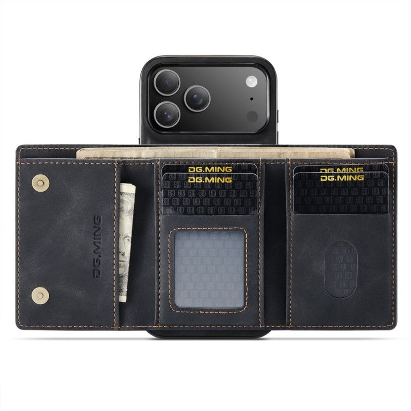 Kryt iPhone 17 Pro Max Kryty Na Mobil Odnímatelná Peněženka Dg.ming