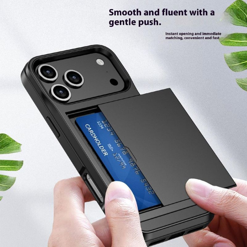 Kryt iPhone 17 Pro Max Posuvný Držák Na Karty