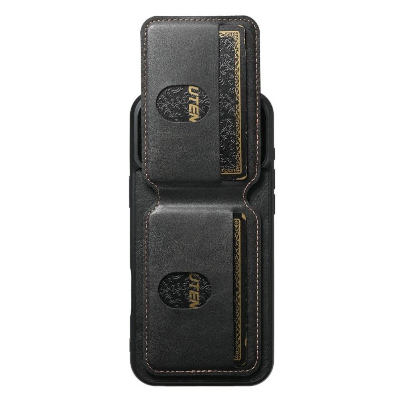 Kryt iPhone 17 Pro Max Pouzdro Na Karty S Voskovanou Texturou Suteni