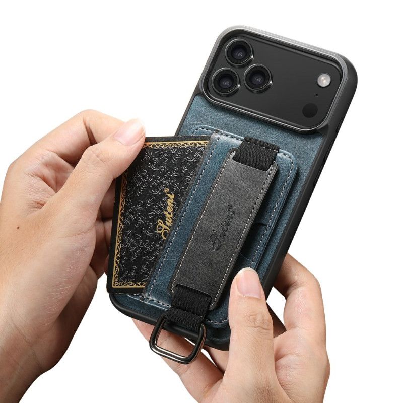 Kryt iPhone 17 Pro Max Pouzdro Na Karty Suteni Popruh