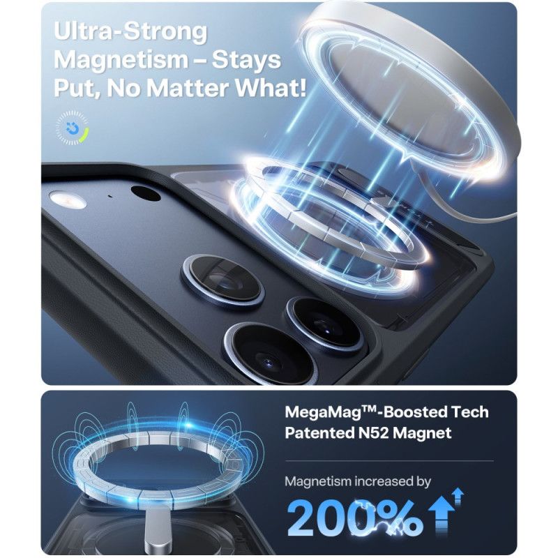 Kryt iPhone 17 Pro Max Prémiový Design Magsafe S Integrovaným Stojánkem