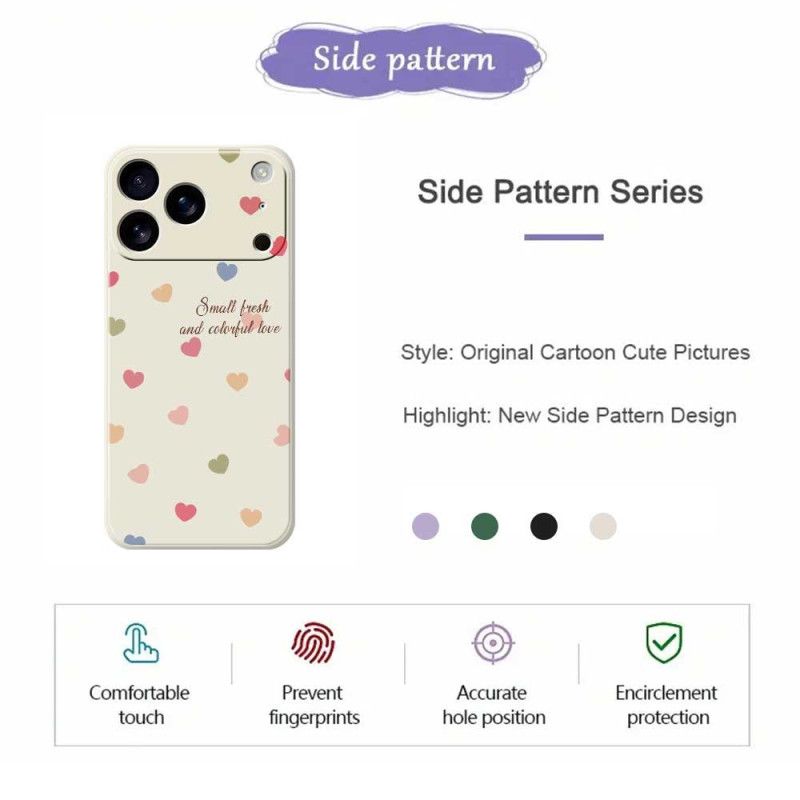 Kryt iPhone 17 Pro Max Srdíčka