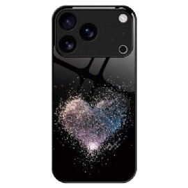 Kryt iPhone 17 Pro Max Tvrzené Sklo S Motivem Srdce