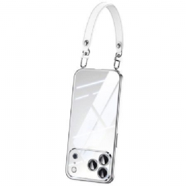 Kryt Na iPhone 17 Pro Max Průhledné Se Šňůrkou Na Krk