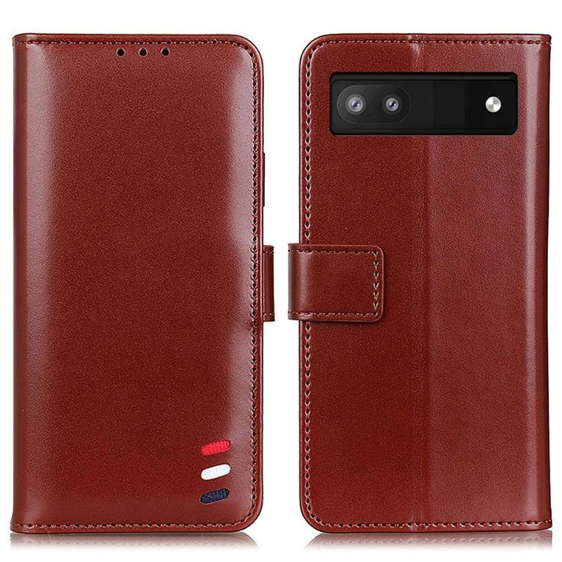 Flipové Pouzdro Na Google Pixel 6a Kožené Pouzdro Melody Folio Z Umělé Kůže