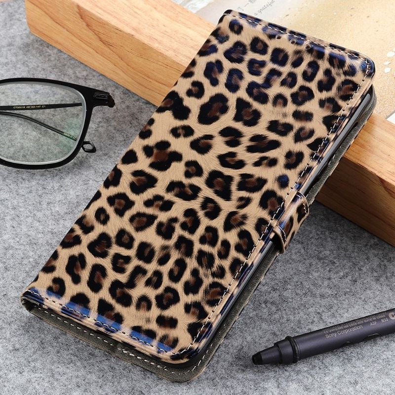 Flipové Pouzdro Na Google Pixel 6a Styl Leoparda Z Umělé Kůže