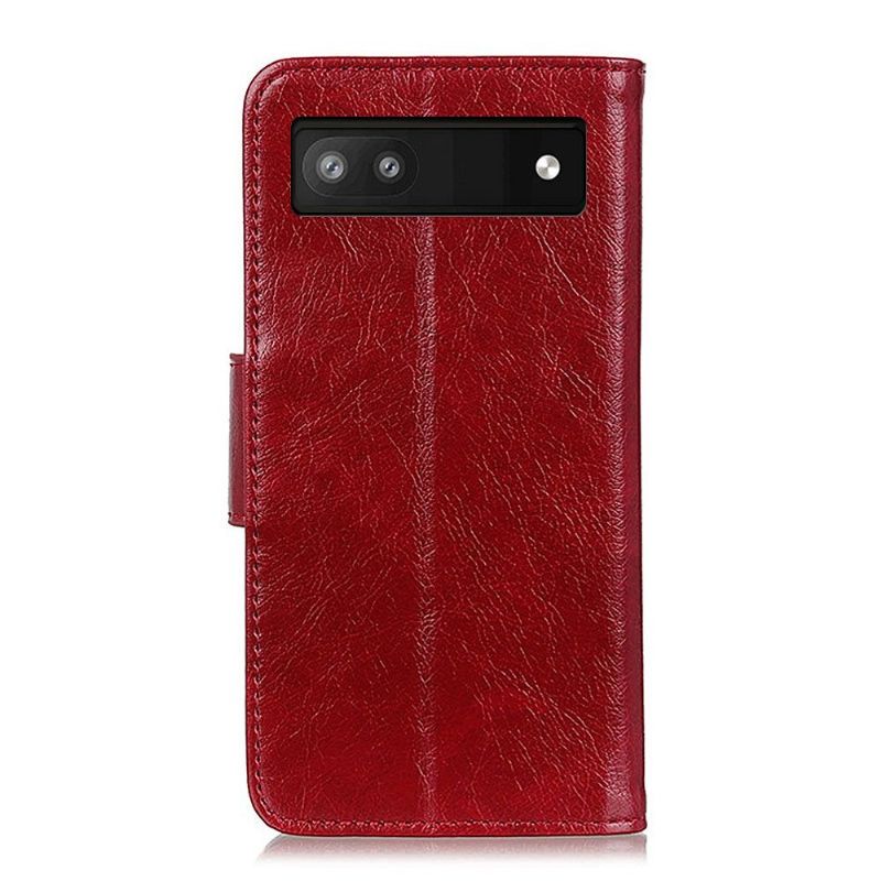 Flipové Pouzdro Na Google Pixel 6a Styl Staré Kůže