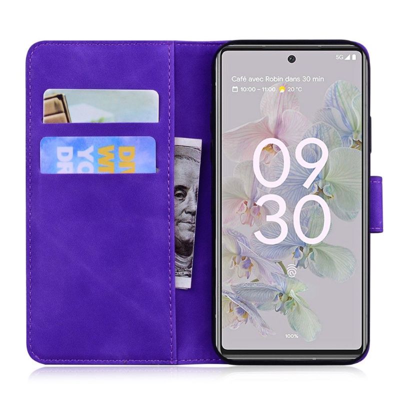 Kožené Pouzdro Na Google Pixel 6a Římský Měkký Dotek