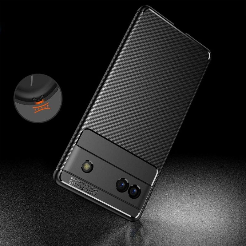 Kryt Na Google Pixel 6a Styl Uhlíkových Vláken