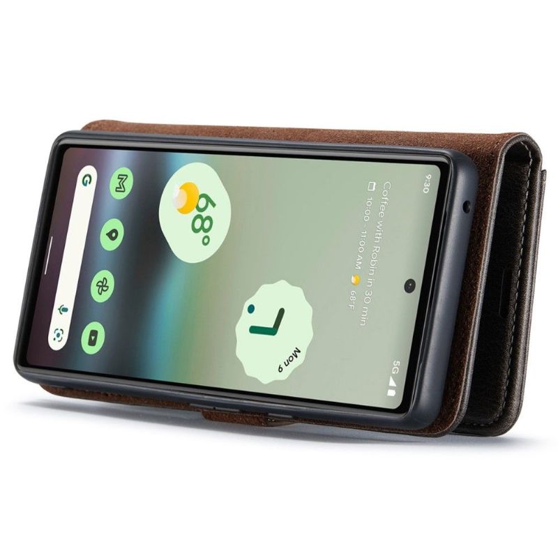 Kryty Na Mobil Kožené Pouzdro Na Google Pixel 6a Ochranný 2v1 A Odnímatelná Skořepina