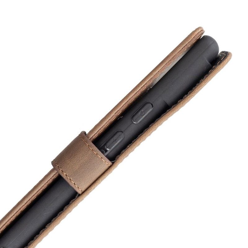 Pouzdra Na Google Pixel 6a Flipové Pouzdro Retro Fólie Z Umělé Kůže