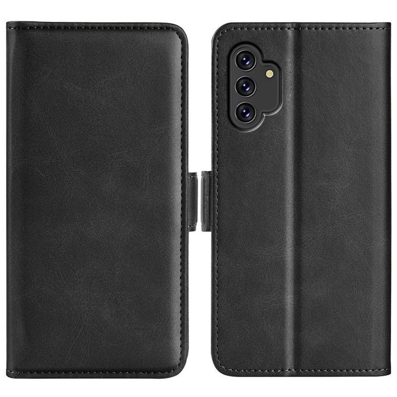 Kožené Pouzdro Na Samsung Galaxy A13 Dvojité Zapínání