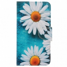 Kožené Pouzdro Na Samsung Galaxy A13 Na Lana Tanga Sedmikrásky