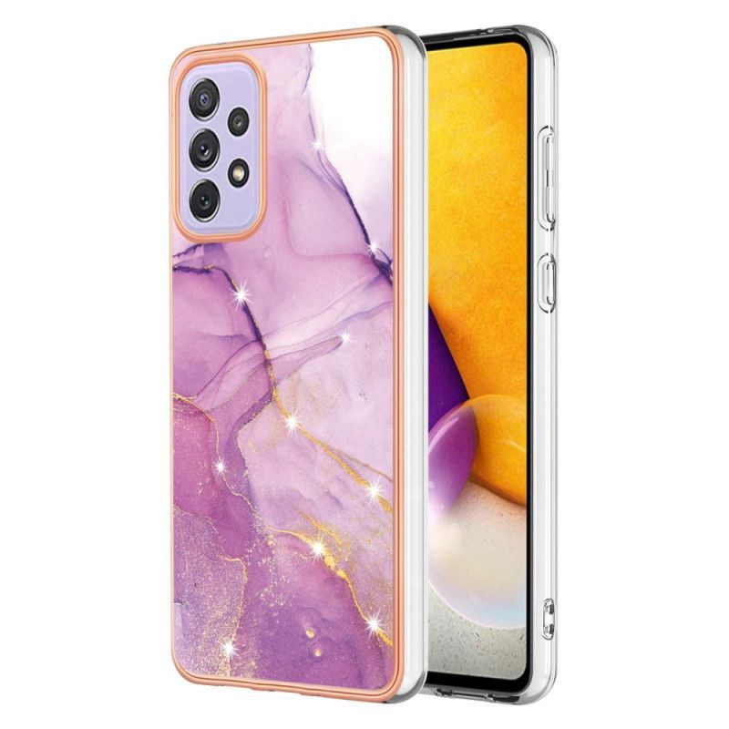 Kryt Na Samsung Galaxy A13 Silikonový Flexibilní Mramor