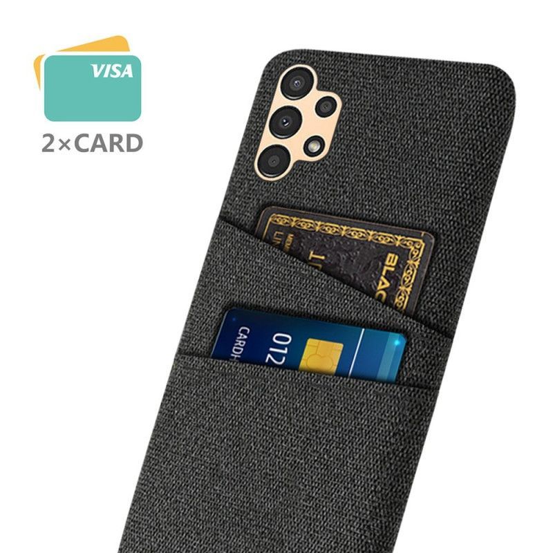 Kryt Na Samsung Galaxy A13 Tkanina Držáku Karet