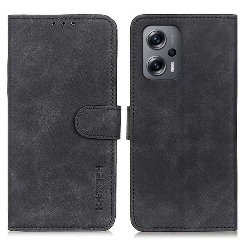 Flipové Pouzdro Na Poco X4 GT Khazneh Leather Effect