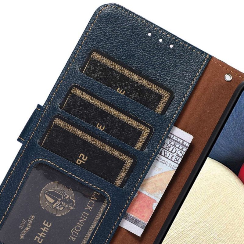 Kožené Pouzdro Na Poco X4 GT Rfid Khazneh Ve Stylu Liči