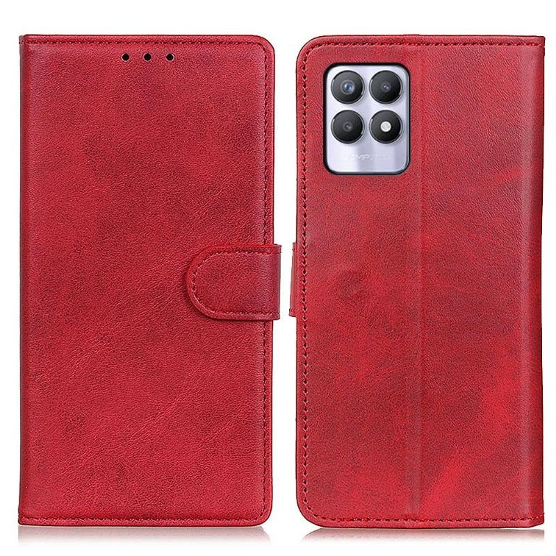 Flipové Pouzdro Na Realme 8i Efekt Matné Kůže Marius