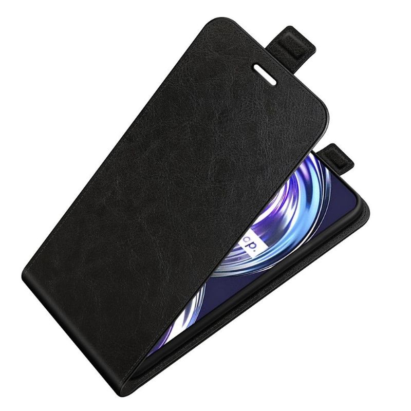 Flipové Pouzdro Na Realme 8i Kožené Pouzdro Vertikální Umělá Kůže