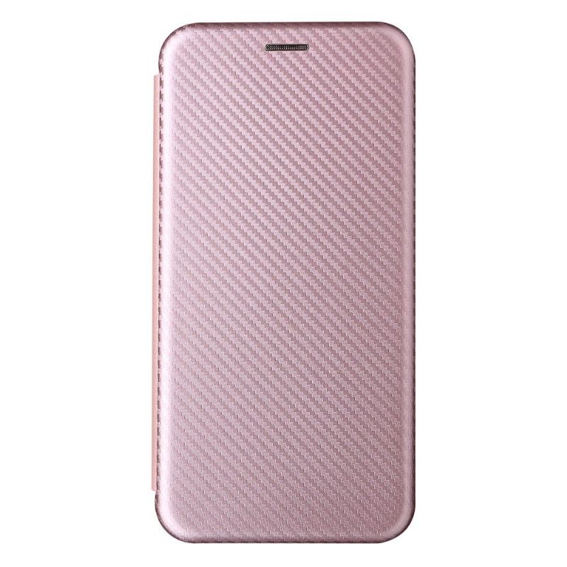 Flipové Pouzdro Na Realme 8i Koženka Z Uhlíkových Vláken