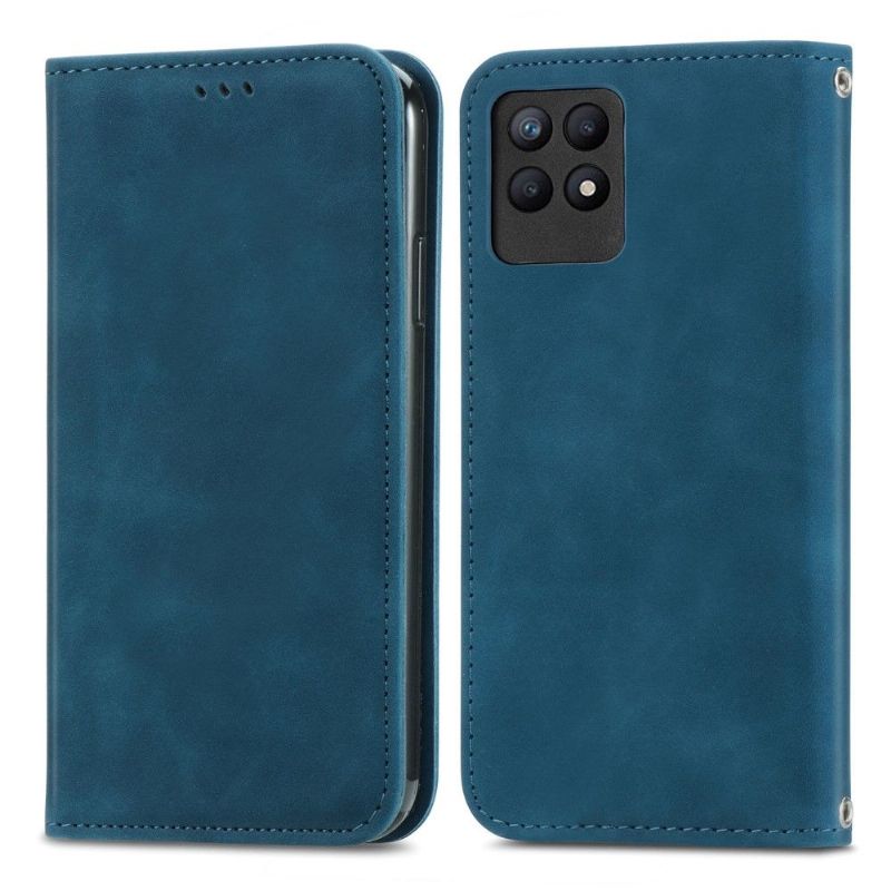Flipové Pouzdro Na Realme 8i Obchodní Retro