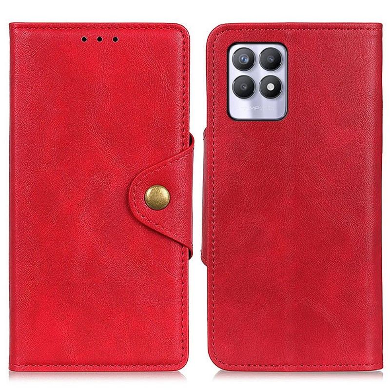 Kožené Pouzdro Na Realme 8i Full Protect Matná Umělá Kůže