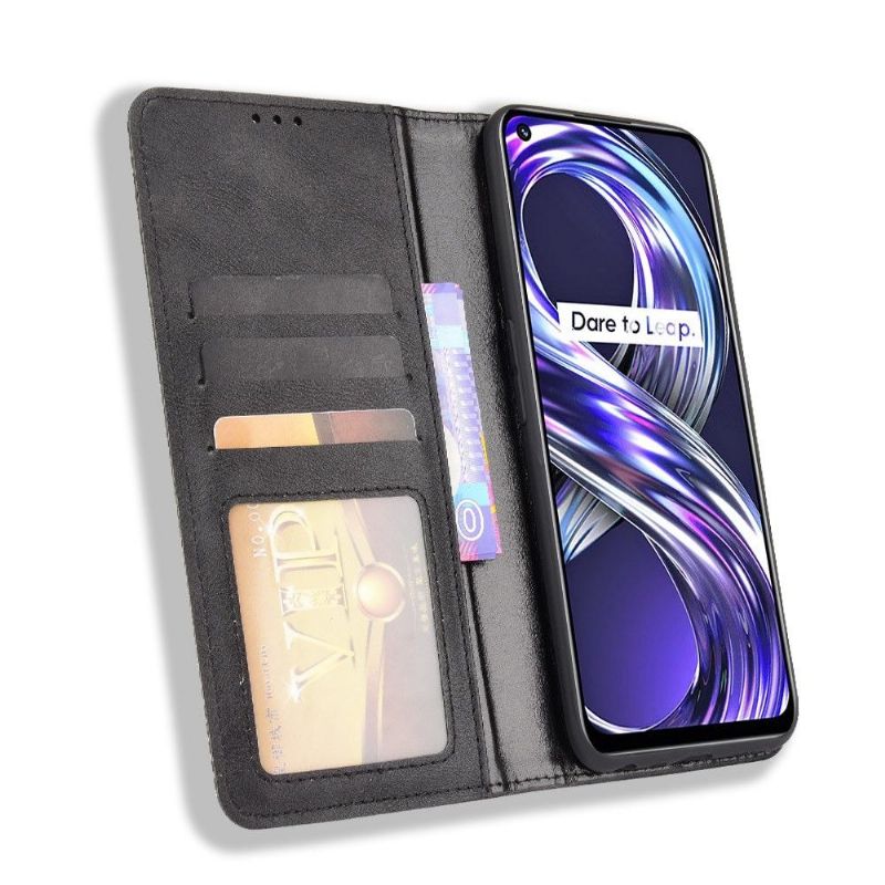 Pouzdra Na Realme 8i Kožený Styl Cirénius